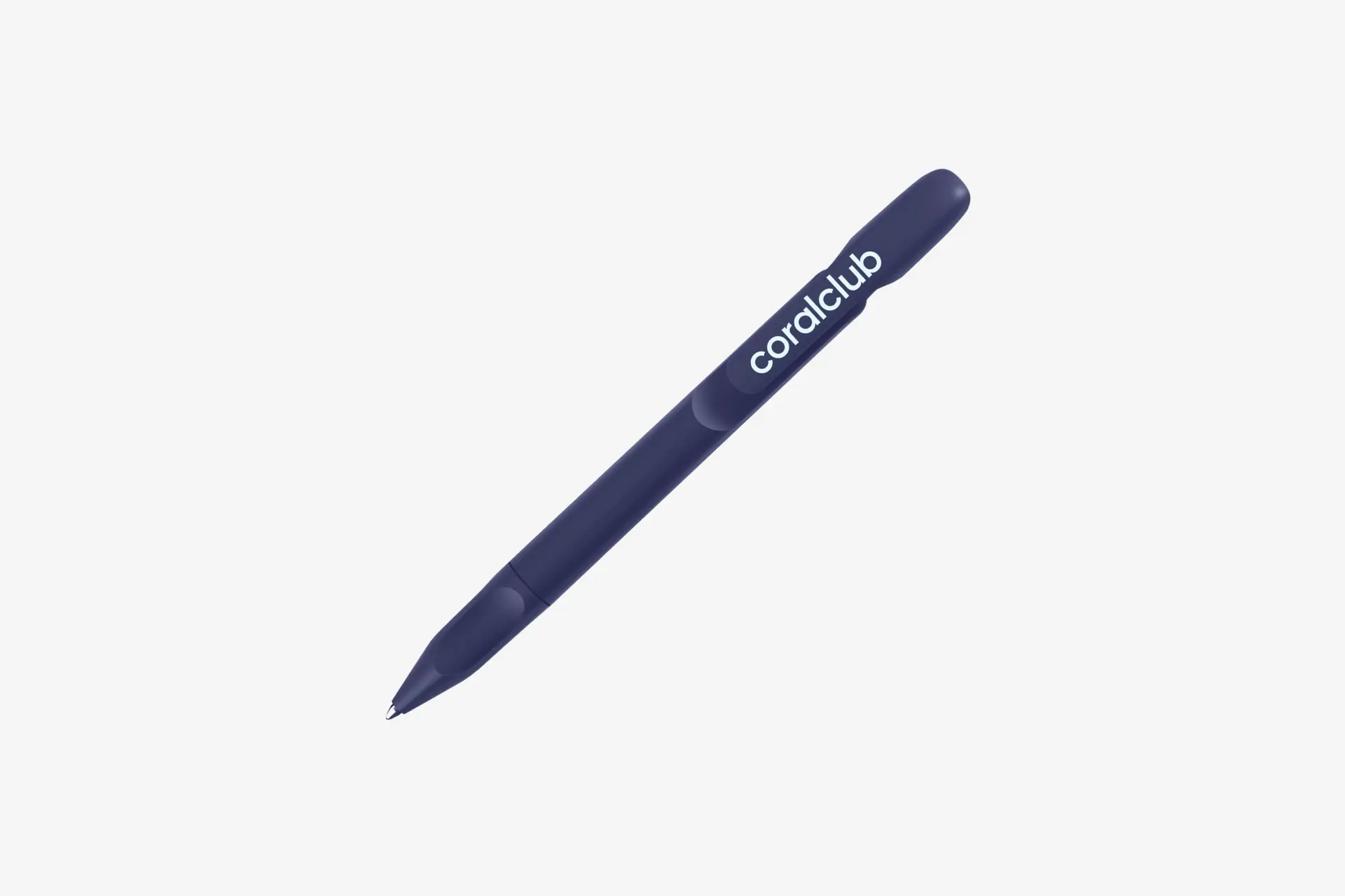 Recycled plastic pen coralclub