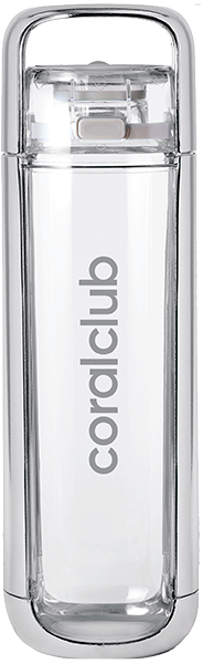 KOR One plastic bottle, Chrome